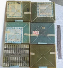 (6) Sets of Deltronic .0001 Tenth Plug Gauge Machinist tools (Read) inspection