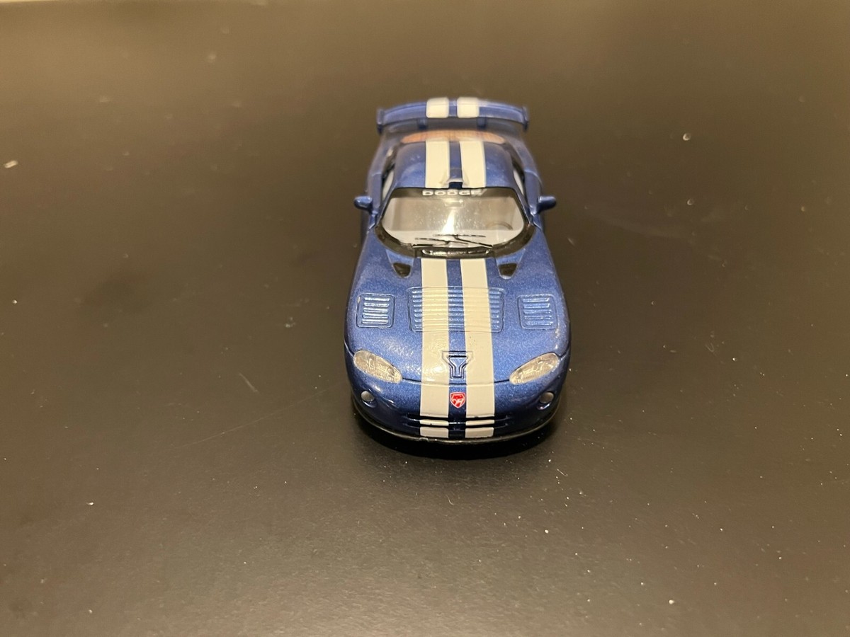 Dodge Viper GTSR Blue w/ White Stripe 1:36 Scale Diecast Dodge Viper GTSR Blue w/ White Stripe 1:36 Scale Diecast
