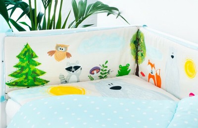 forest cot bedding