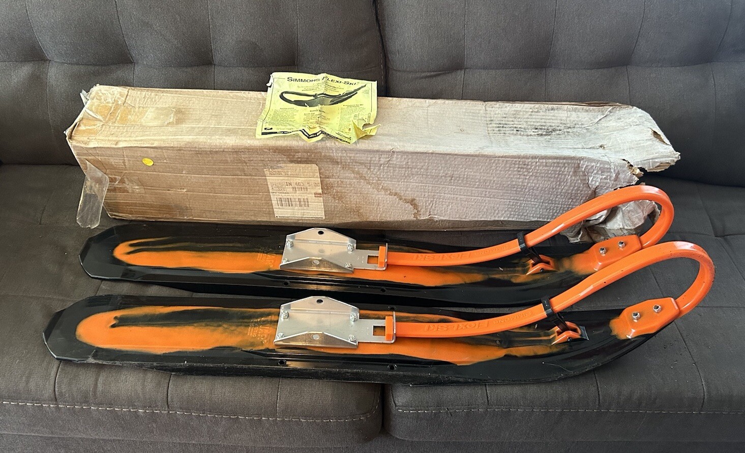 NIB Simmons Flexi Ski Narrow Cat Replacement Snowmobile Skis eBay