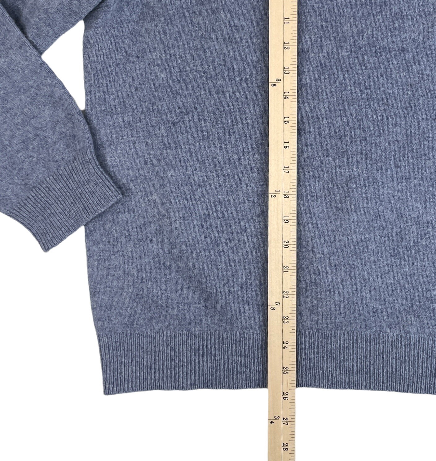 Goodthreads Blue 100% Lambswool Pullover Crew Nec… - image 8