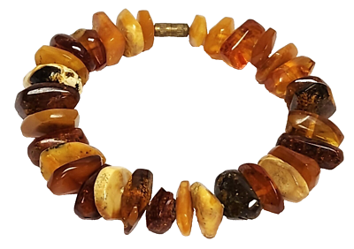 Vintage-Inspired Mixed Metal and Amber Bracelet Set - Women Accessories Absolute Monster Vintage Sterling Silver and Baltic Amber  main image 3