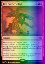 MTG Red Sun's Twilight (145/530) Phyrexia All Will Be One LP FOIL