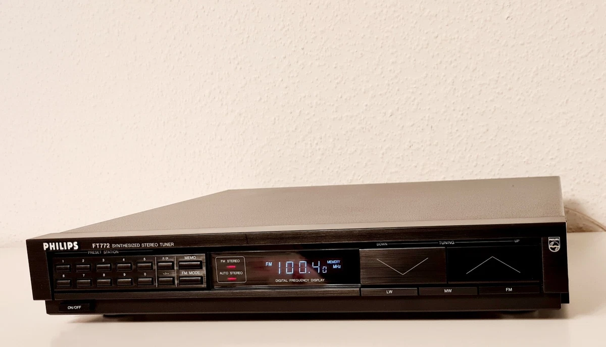 Sintonizador estéreo sintetizador PHILIPS FT 772. MIDI.