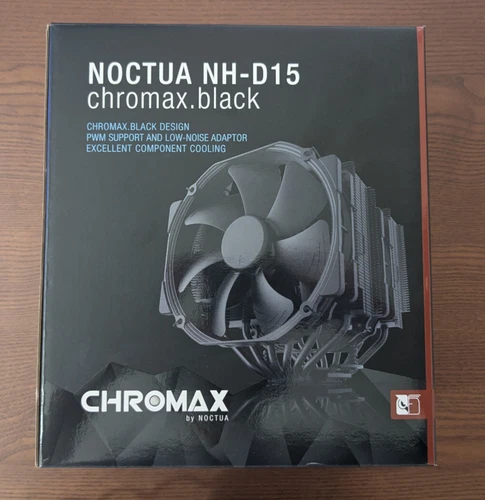 Noctua NH-D15 chromax.black (LGA1851, LGA1700, AM4, AM5 and more) Original Box