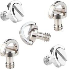 1/4 Inch Quick Release Screw Tripod Screw DSLR Camera Rig D-Ring 5PCS