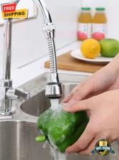 Turbo Flex 360 Flexible Faucet Sprayer Extension for Kitchen & Bathroom Sink