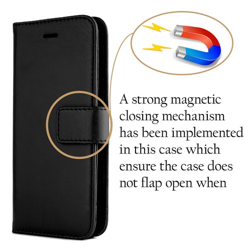 Leather Wallet Flip Cover Case For iPhone 14 Pro, 14, 13 Pro Max, 13, 12, Card - Picture 14 of 41