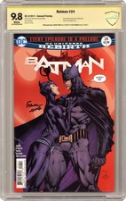 Batman #24 Finch Variant 2nd Printing CBCS 9.8 Witnessed Sig Finch/Mann 2017