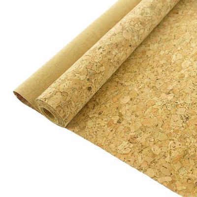 AOUXSEEM 11.8'' x 52''(30cm x 132cm) Real Cork Faux Leather Roll for 