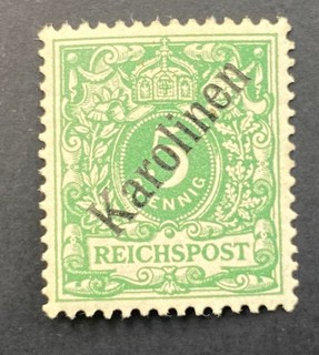Karolinen Deutsche Kolonien: Mi. 2 I SIGNIERT BPP Kat 750€ SCHÖNES Exemplar