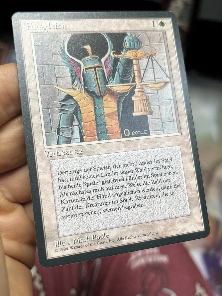 German FBB • Balance • Unplayed / Mostly Clean • Mtg (1842) - Image 4 of 4