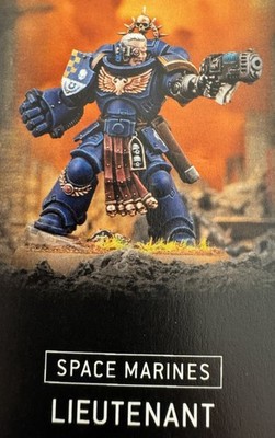 Warhammer 40k Space Marines Lieutant NOS