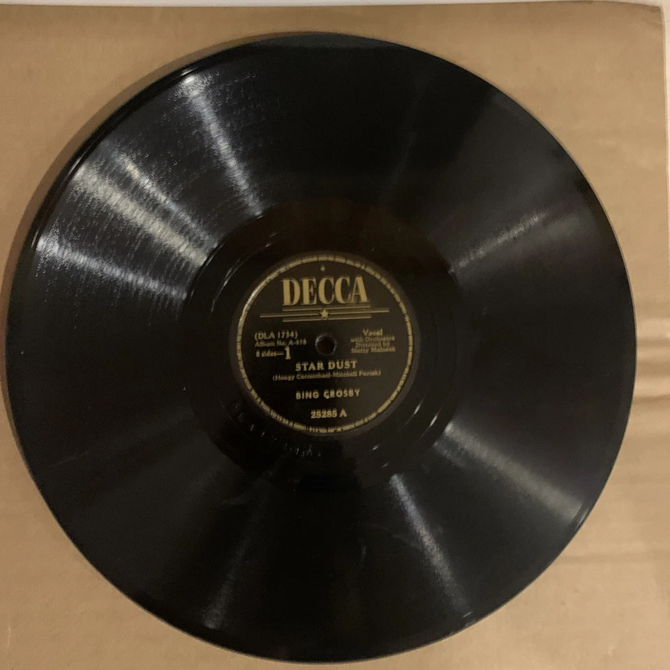 Bing Crosby, 78 rpm Album(4), V+, Stardust, A-678 - Image 2 of 4