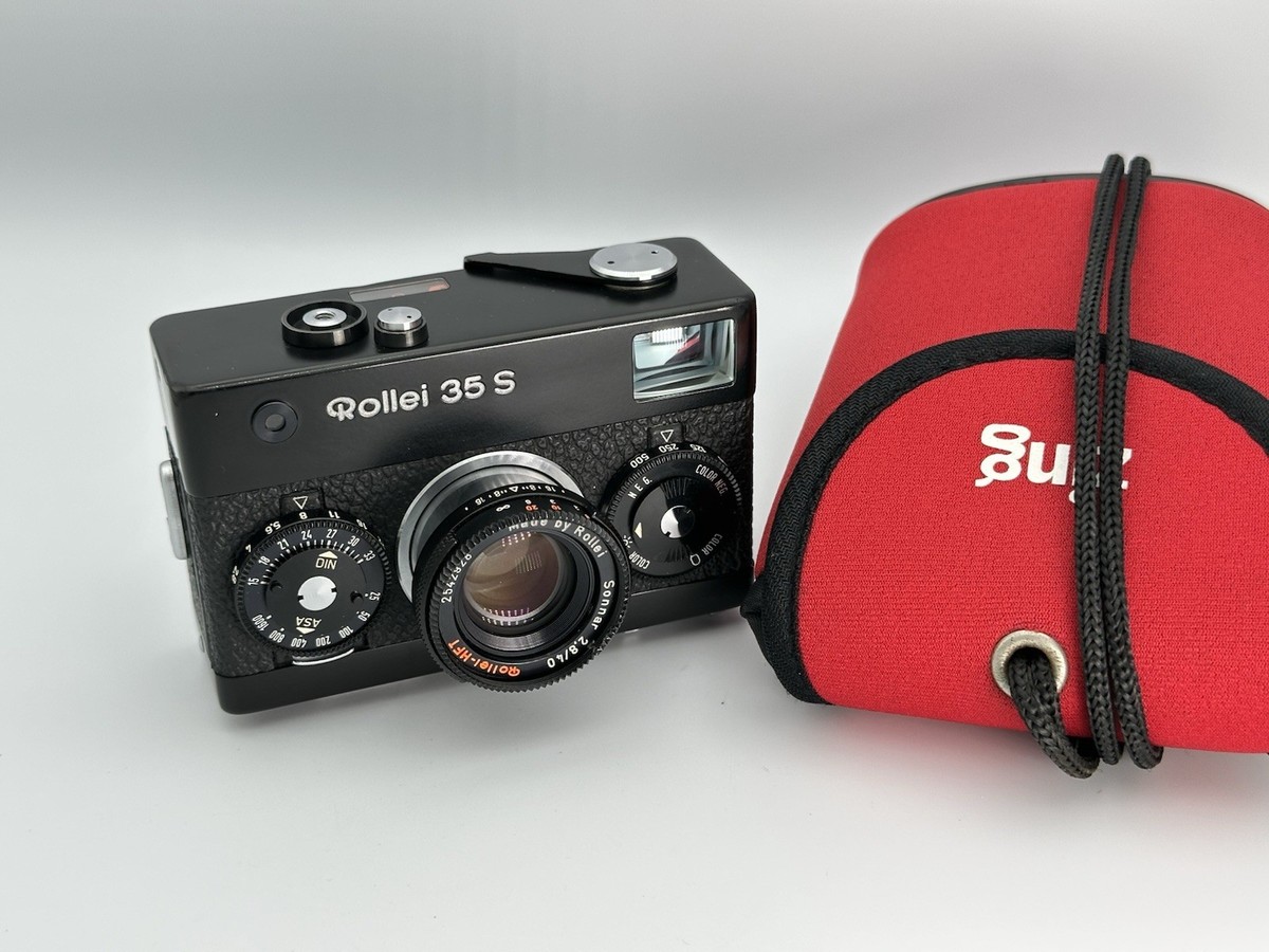 ■ 美品 ■ ローライ Rollei 35 S Sonnar 40mm F2.8 Rollei 35 S Black Sonnar F2.8 40mm Lens Film Pocket Camera- Soft
