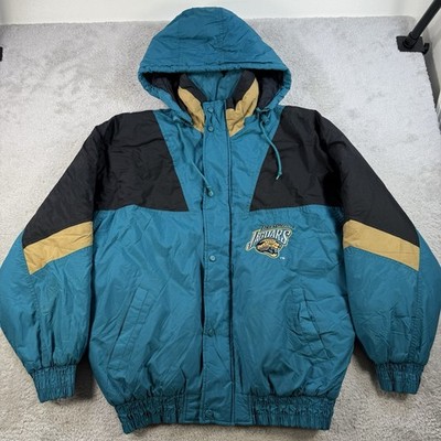 Vintage Jacksonville Jaguars Chalk Line Jacket Mens Large Teal