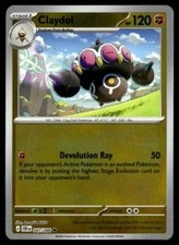 Claydol - Reverse Holo Uncommon ME04: Chaos Rising 047/086 NM