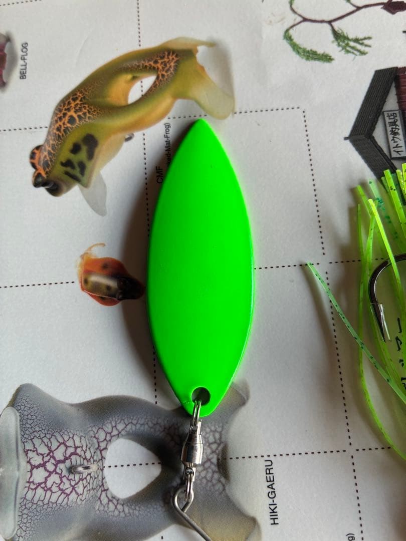 Megabass 1990s Campbell Original V Flat Spinnerbait MS002 Unused Opened - Image 5