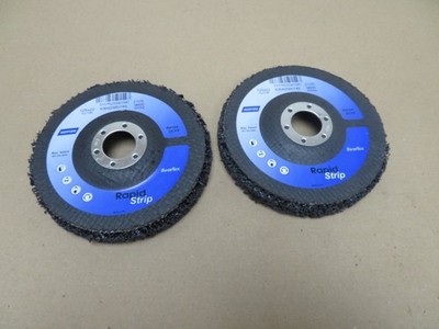 Norton 125 x 22 mm extra grobe schwarze RAPID STRIP Scheibe Stck 2