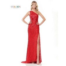 NEW Red Sequin prom dress size 4