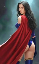 4x6  Color Photo Print Women Famous Fan Art ai Fantasy superhero cosplay Vb 41