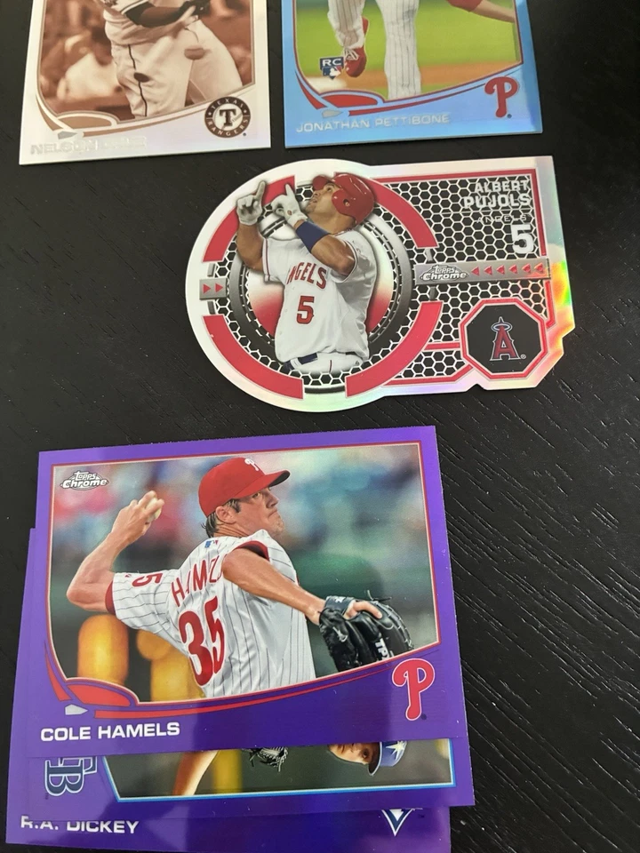 2013 Topps Chrome 棒球套装 141 张卡。 折射器, 插件, 底座, 平行 — 第 4/4 张图片