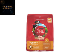 Purina One Dry Dog Food for Adult Dogs High Protein Real Chicken Rice,16.5 lbbag