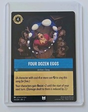 Disney Lorcana Rise of the Floodborn Card 163 Four Dozen Eggs Gaston