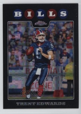 2008 Topps Chrome X-Fractor Trent Edwards #TC9 1p5v