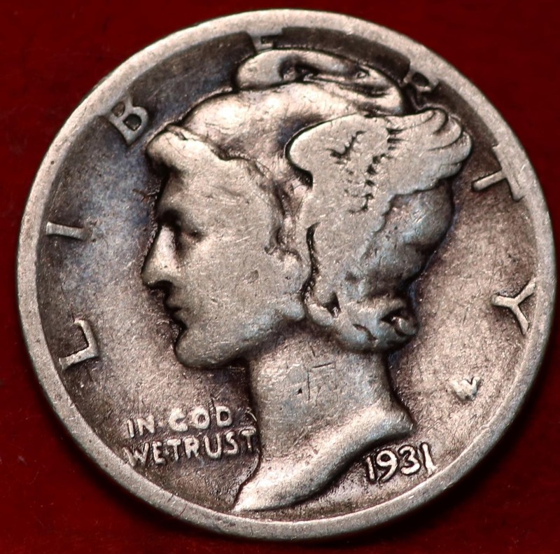 1931-D Denver Mint Silver Mercury Dime
