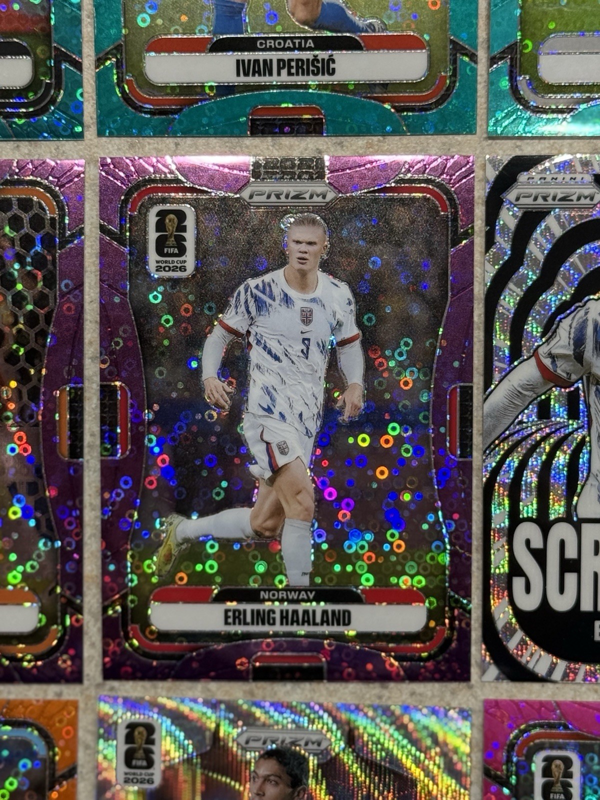 2026 Prizm FIFA World Cup (12) Card #’d Auto Lot🔥 Erling Haaland view 2