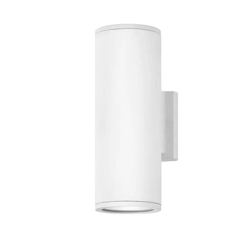 Hinkley Silo 12" High Satin White LED Outdoor Wall Light - Picture 3 of 10