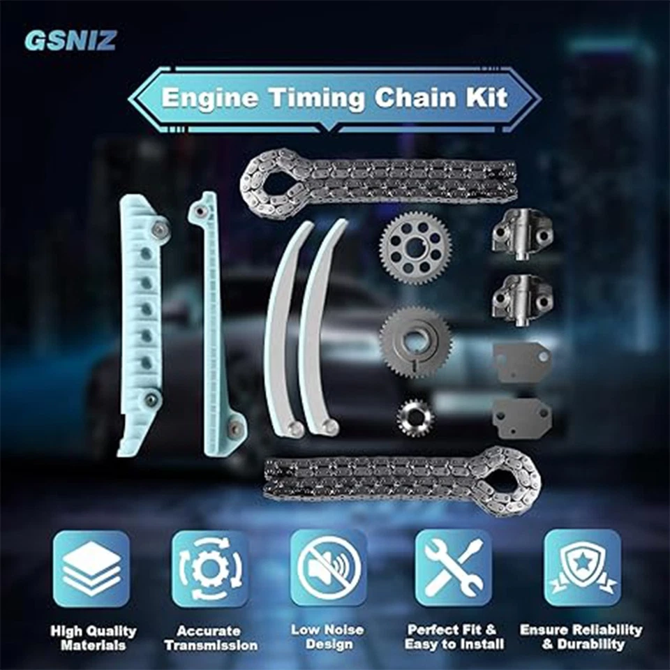 Kit de cadena de distribución del motor 6AZ-6L266-CA distribución Ford Crown Victoria F-150 E-150 Foto 3 de 4