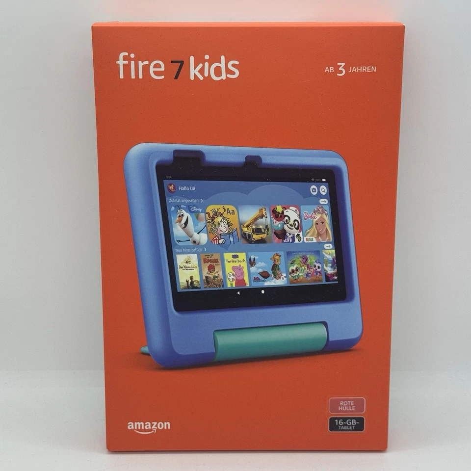Amazon Fire 7 Kids Tablet 7 Zoll 16 GB - Kinder 3 bis 7 - verschiedene Farben✅ - Bild 2 von 4