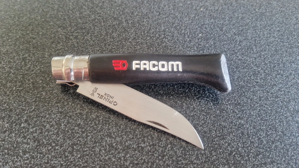 Vieux Couteau Opinel Français N°8 1er Choix - Pliant Acier Carbone Et Bois