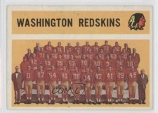 1960 Topps Washington Redskins Team #132