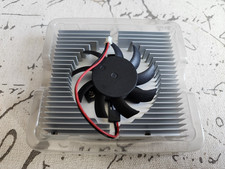 PC Aluminum heat sink with sunken cooling fan...