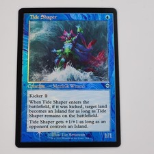 MTG Tide Shaper Foil Etched Retro Frame Modern Horizons 2 NM Merfolk Wizard Blue