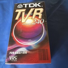 2 er Pack TDK TVR 240 VHS Videokassetten  NEU & OVP  4 Std. Laufzeit RAR 2 St&uuml;ck