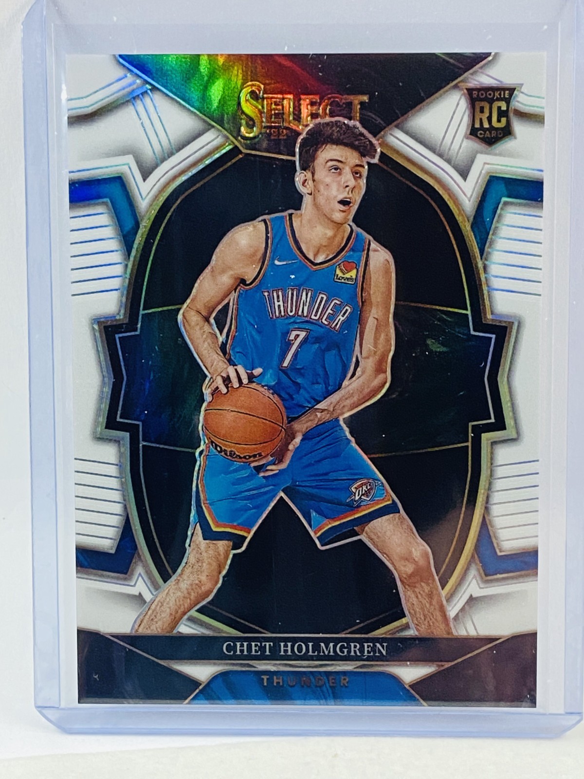 2022-23 Panini Select Chet Holmgren RC Concourse White #038/149