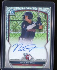 2023 Bowman Chrome #BCMA-NF Nate Furman On Card Mojo Autographs! (AU, RC)