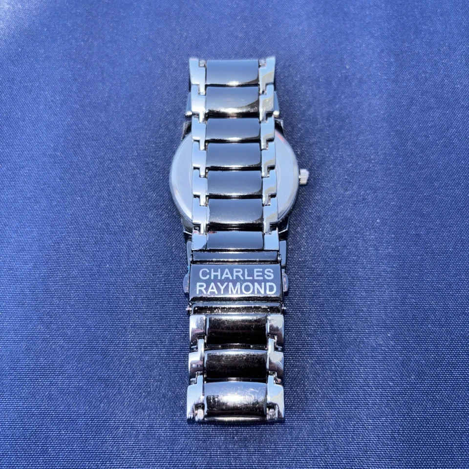 Rare Unique Vintage Charles Raymond Watch Quartz Water Resistant No. 4324 - Image 2 of 4