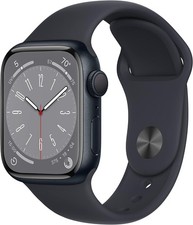 Apple Watch GPS LTE Series 8 41MM Midnight Aluminum Case Midnight Sport Band