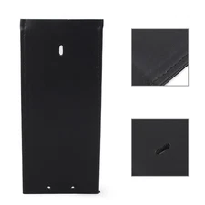 Plain Leather Gas Tank Panel Bib No Design Simple Smooth For Harley