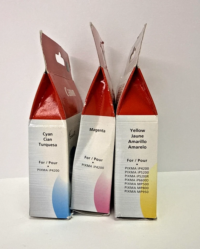 LOTE - CARTUCHOS DE TINTA AMARILLA CANON PIXMA CLI-8C CIAN & CLI-8M & CLI-8Y (caducados) Foto 4 de 4