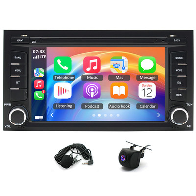 64G Für Seat Leon 2012-2020 Android 14 Apple Carplay Autoradio GPS NAVI SWC WIFI