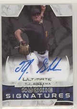 2019 Leaf Ultimate Rookie Signatures Silver Spectrum 8/15 TJ Sikkema Auto 0en