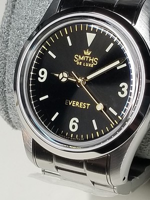 Timefactors Smiths Everest PRS-25 36mm Black Dial Explorer 1016 