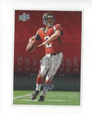 2008 Upper Deck Potential Unlimited #PU27 Matt Ryan RC Rookie Falcons