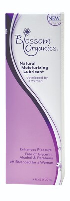 Blossom Organics Natural Moisturizing Lubricant 4 fluid ounces, New